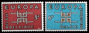 Belgium 1963 S.G. 1862-1863  MNH (1330)