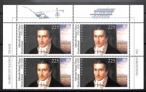 Germany, Federal Republic 2002, A.D Thaer 1v, diff raster type 15'/75 ...