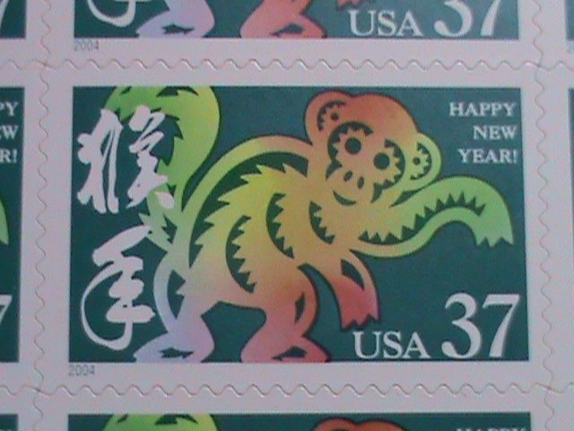 UNITED STATES STAMP: 2004 SC#3832  COLORFUL LOVELY YEAR OF THE MONKEY MNH STAMP