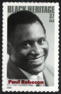 USA Sc. 3834 37c Paul Robeson 2004 MNH single