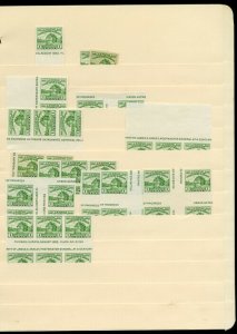 US Stamps Mint Farley Stock on stock pages