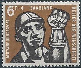 Saar B117 (mnh) 6+4f miner