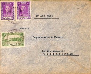 ac6510 - Middle East ایران‎ - Postal History -  AIRMAIL Cover to ITALY 1949