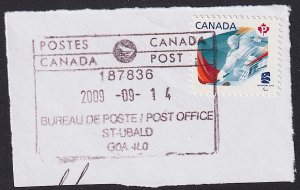 Canada - 2009 - Scott #2301 - used on piece - ST-UBALD pmk
