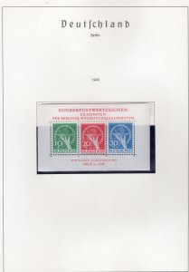 GERMANY BERLIN MNH LIGHTHOUSE SPRING BACK ALBUM 1949-1990 MANY SIGNED XF  (151)