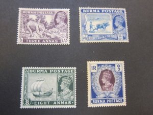 Burma 1938 Sc 26-7,29-30 MH