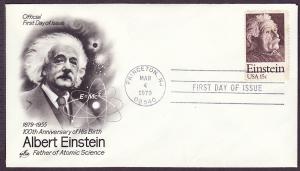 1774 Albert Einstein Artcraft FDC