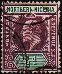 Nigeria(Northern). 1902 1/2d S.G.10  Fine Used