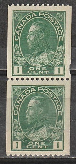 #131 Canada Mint OGNH Admiral Coil pair