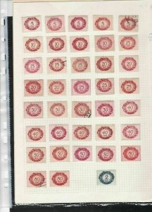 liechtenstein 1920 postage due stamps page ref 17964