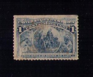 US Sc 230 MH (1892) Very Pale Blue F-VF