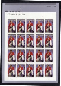 U.S. - 5349 - Gregory Hines - Complete Sheet -  Never Hinged