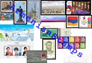 Armenia MNH** 2010 Scott 819-853 Mi 685-723 Complete Full Year Set All Stamps