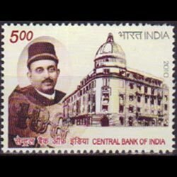 INDIA 2010 - Scott# 2479 Central Bank Set of 1 NH