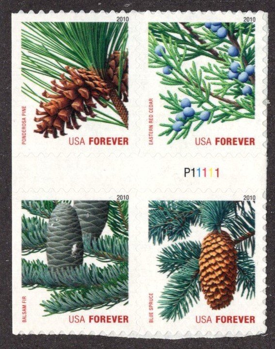 United States Scott #4485a MINT BLOCK set of 4 With Plate # NH OG. bold color.