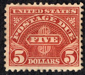 #J78 SCV $85.00 VF mint never hinged, well centered, nice and fresh!