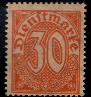 Germany Scott o6 official stamp Mint Hinged, MH*