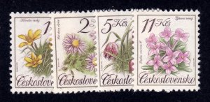 Czechoslovakia        2839 - 2842       MNH OG