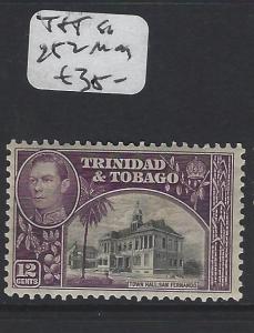 TRINIDAD AND TOBAGO   (P2405B) KGVI   12C  SG 252   MOG 