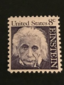 Scott 1285- Albert Einstein, Prominent Americans Series- MNH 8c 1966 unused mint 