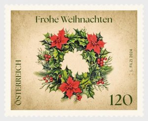Stamps of Austria 2024 - Advent Wreath 2024