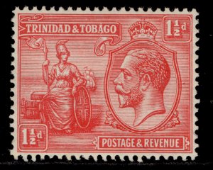 TRINIDAD & TOBAGO GV SG220, 1½d bright rose, NH MINT.