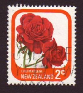 New Zealand 1975 SG#1087 2c Marlene Rose USED-Good-NH.