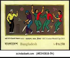 BANGLADESH - 2011 ICC CRICKET WORLD CUP SOUVENIR SHEET MNH IMPERF