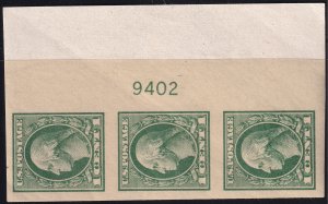 #531 Mint NH, XF, Plate number strip of 3 (CV $67.50+) (CV $21 - ID29556) - J...