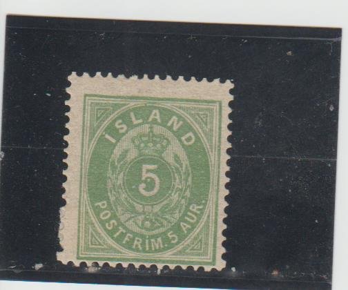 Iceland  Scott#  16  MH  (1882 Numeral)