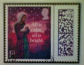 Great Britain, Stanley Gibbons 5101, used(o), 2023, Christmas: Angel, 1st-matrix