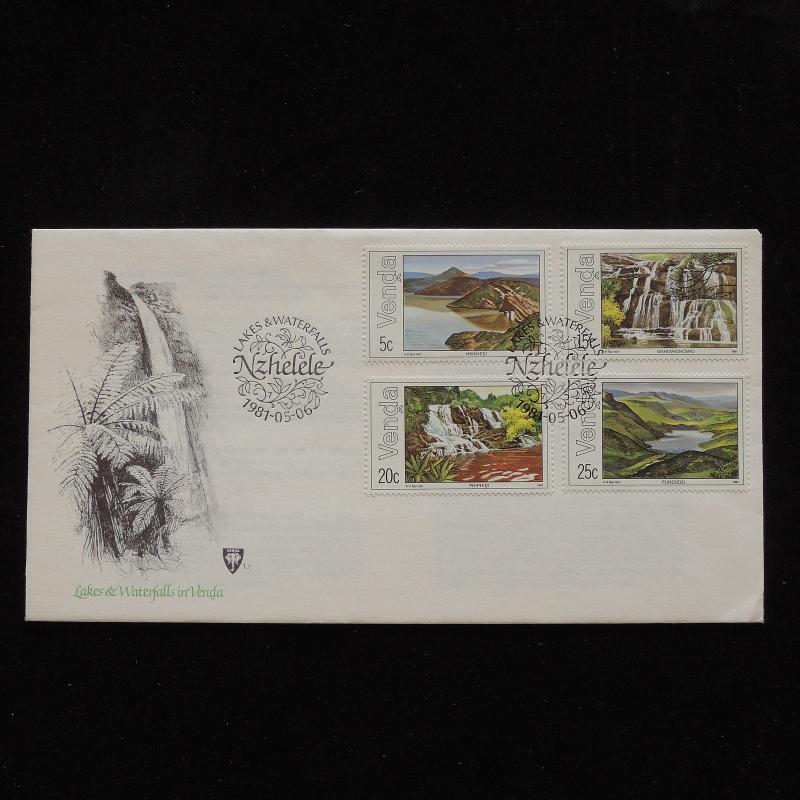 ZG-A597 VENDA - Fdc, South Africa 1981 Nature Lakes Waterfalls Cover