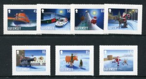 Guernsey 1569-1575 Christmas Stamp Set MNH 2020