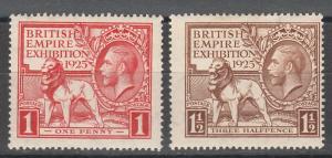 GREAT BRITAIN 1925 KGV EXHIBITION SET 