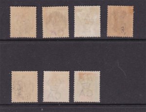 Leeward Islands 1898 Queen Victoria Sc 9-15 set MH