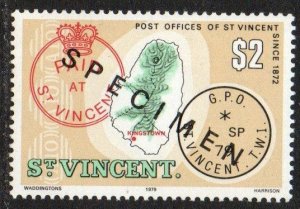 St. Vincent Sc #564 MNH with 'SPECIMEN' overprint