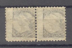 Canada with offset print on back Scott # 34 Used NH