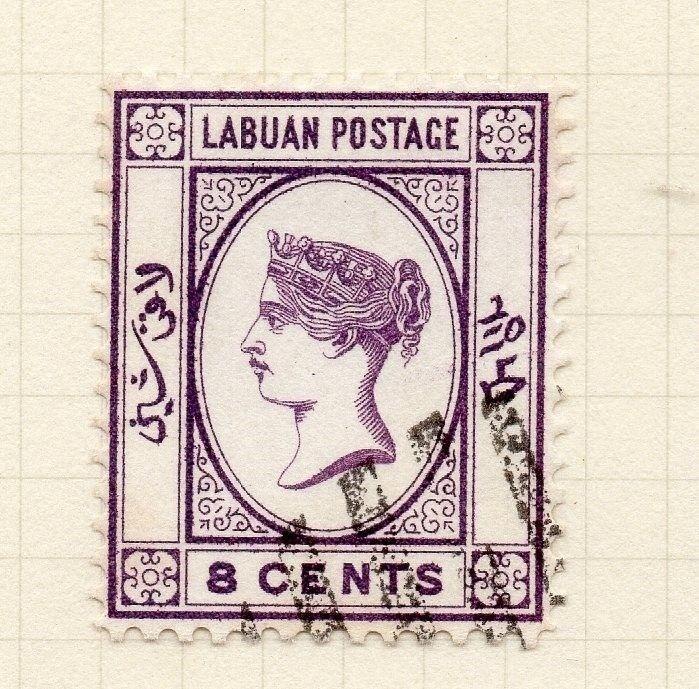 Labuan 1894 Early Issue Fine Used 8c. 277741