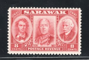 Sarawak, Scott #155  VF/XF, Unused, Very Lightly Hinged, OG, CV $4.75 ...5500172