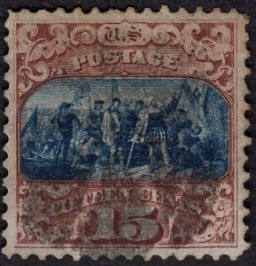 US #119 Very Fine. Used. Cork cancel.