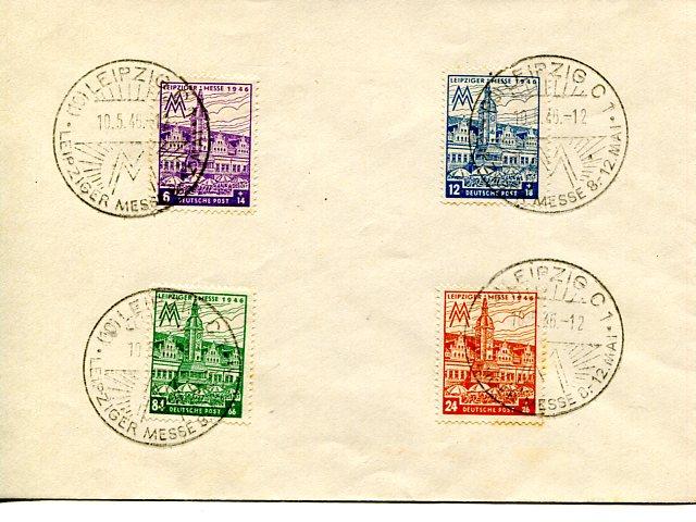 Allied Occupation Soviet Zone perf and imperf sets VF