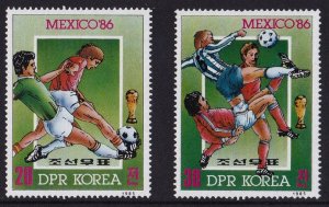 1985 Korea, North 2702-03 1986 World championship on football of Mexico