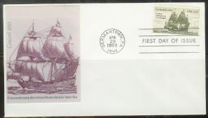 2040 German Imigration FDC (Unknown Cachet)