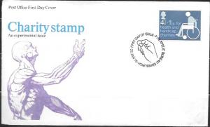 United Kingdom Charity Stamp GBB1 FDC