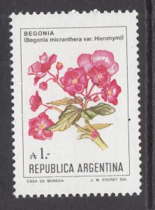 Argentina 1524 Flowers MNH VF