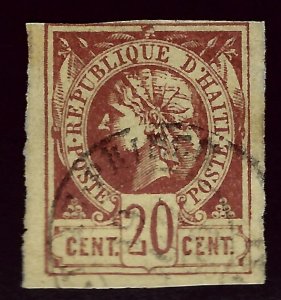 Haiti Sc#6 F-VF Used...West Indies are tough!