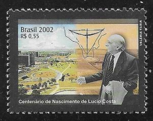 Brazil 2002 Lucio Costa Architect Sc 2836 MNH A1296