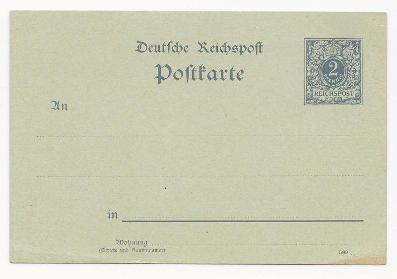 Germany Unused Postal Card Mi #P40 Ba