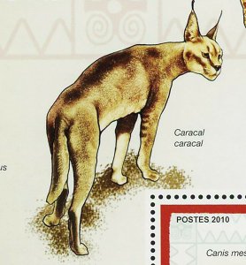 Predators Stamp Black Jackal Canis Mesomelas Souvenir Sheet MNH #3467 / Bl.503