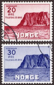 Norway Stamps # B9-10 Used VF Scott Value $41.50